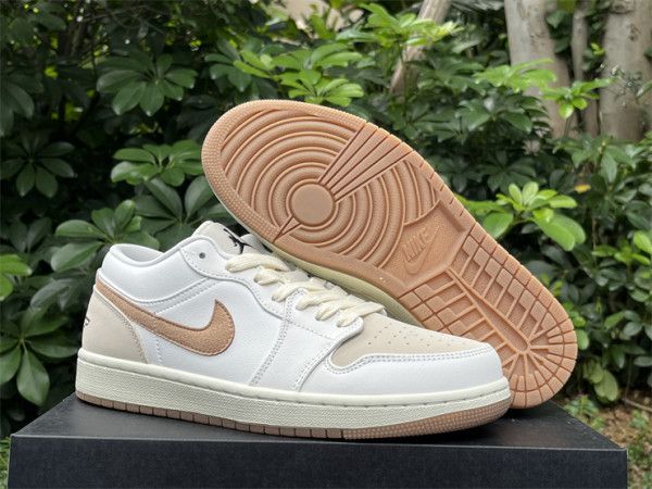 Authentic Air Jordan 1 Low Dongdan White/Brown
