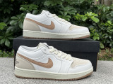 Authentic Air Jordan 1 Low Dongdan White/Brown