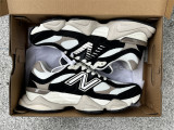 Authentic New Balance 9060 U9060BLZ Sea Salt White/Black