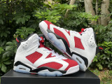 Authentic Air Jordan 6 retro  carmine  2025