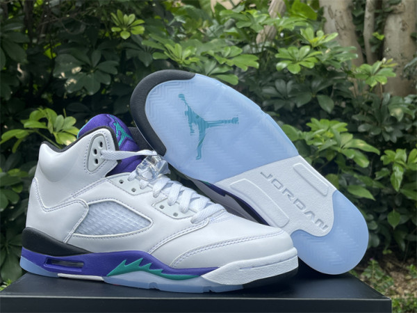 Authentic Air Jordan 5 Retro Grape GS