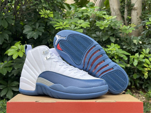 Authentic Air Jordan 12 “French Blue” 2025 GS