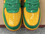 Authentic  Lil Yachty x Nike Air Force 1 Low Green Yellow-Red
