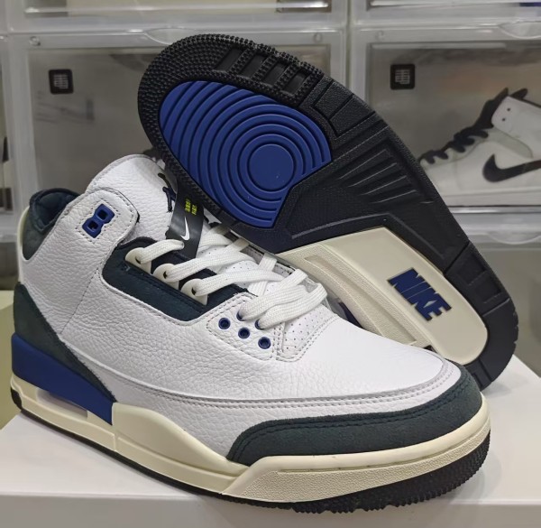 Authentic A Ma Maniére x Air Jordan 3 OG SP “Diffused Blue”