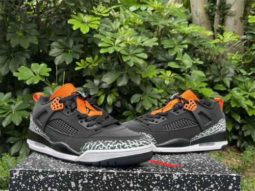 Authentic Jordan Spizike Low Obama Black/Orange