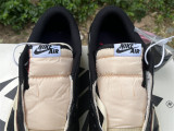 Authentic Travis Scott x Jordan Air Jordan 1 Low OG Beige/Black