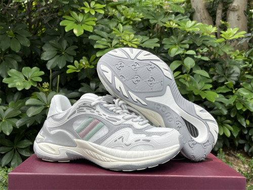 Authentic Gucci Shoes Grey/White