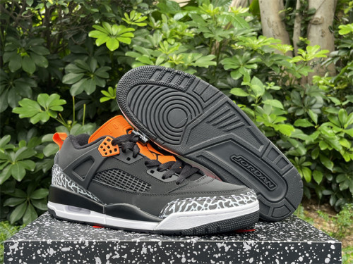 Authentic Jordan Spizike Low Obama Black/Orange