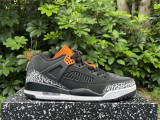 Authentic Jordan Spizike Low Obama Black/Orange