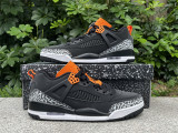 Authentic Jordan Spizike Low Obama Black/Orange