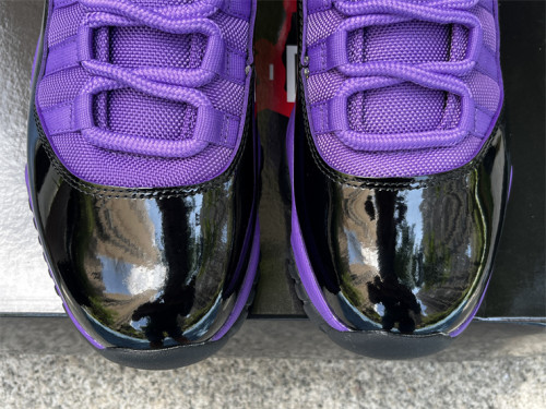 Authentic Air Jordan 11 Black/Purple
