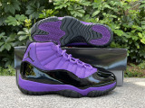Authentic Air Jordan 11 Black/Purple