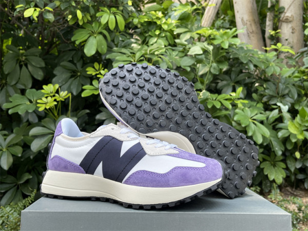 Authentic New Balance 327 White/Purple