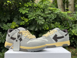 Authentic OFF-WHITE Out Of Office White Brown/Grey