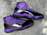 Authentic Air Jordan 11 Black/Purple