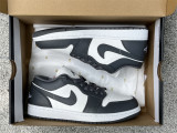 Authentic Air Jordan 1 Low White/Grey