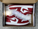 Authentic Air Jordan 1 Low White/Red
