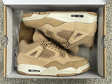 Authentic Air jordan 4 Retro HEMP/LT OREWOOD BRN