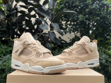 Authentic Air jordan 4 Retro HEMP/LT OREWOOD BRN