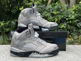 Authentic Air Jordan 5 Wings“Medium Grey/Black”