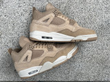 Authentic Air jordan 4 Retro HEMP/LT OREWOOD BRN