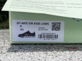 Authentic OFF-WHITE Vulc Low Black Red