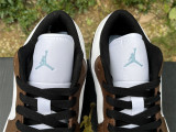 Authentic Air jordan 1 Low White/Brown
