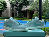 Authentic Air Jordan 1 Low OG “Washed Teal” WMNS