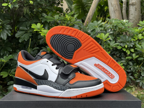 Authentic Jordan Legacy 312 Low White/Black/Orange