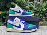 Authentic Air Jordan 1 Low White/Blue