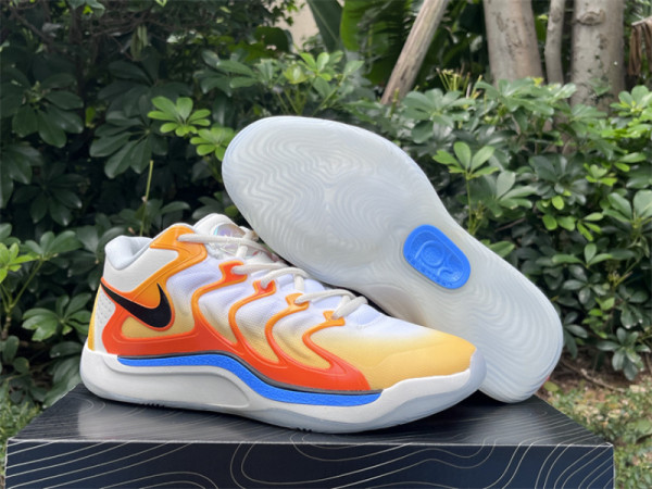 Authentic Nike KD 17 EP Orange/White/Black