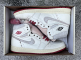 Authentic Air jordan 1 High OG WMNS “Sail/Cinnabar” RARE AIR