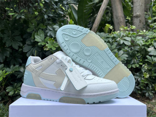 Authentic OFF-WHITE Out Of Office White/Rice Blue