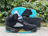 Authentic Air Jordan 5  Aqua  Black/Blue