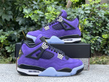 Authentic Air Jordan 4 Retro Purple