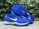 Authentic Nike Zoom Kobe 6 Protro“Dodgers”PE Blue/White