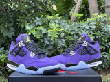 Authentic Air Jordan 4 Retro Purple
