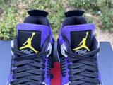 Authentic Air Jordan 4 Retro Purple