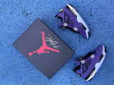 Authentic Air Jordan 4 Retro Purple