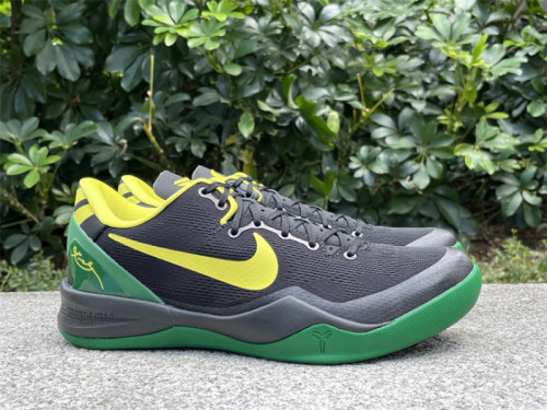 Authentic Nike Kobe 8 “OREGON DUCKS” PE PACK Black/Green