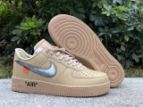 Authentic Virgil Abloh x Nike Air Force 1 Low “Sesame”