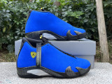 Authentic Air Jordan 14 “Ferrari” Blue