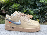 Authentic Virgil Abloh x Nike Air Force 1 Low “Sesame”
