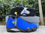 Authentic Air Jordan 14 “Ferrari” Blue
