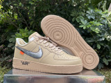 Authentic Virgil Abloh x Nike Air Force 1 Low “Sesame”