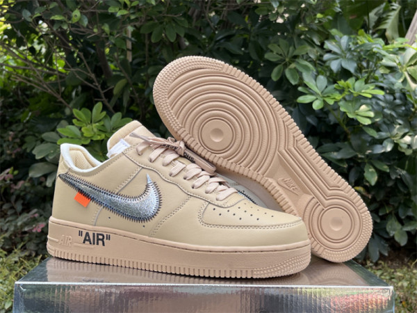 Authentic Virgil Abloh x Nike Air Force 1 Low “Sesame”