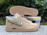 Authentic Virgil Abloh x Nike Air Force 1 Low “Sesame”