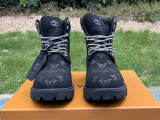 Authentic Timberland x LOUIS VUIT*TON Boots Black Flower