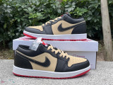 Authentic Air Jordan 1 Low Pizza Brown/Black