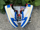 Authentic Travis Scott x Union LA x Air Jordan 1 Low UN White/Blue